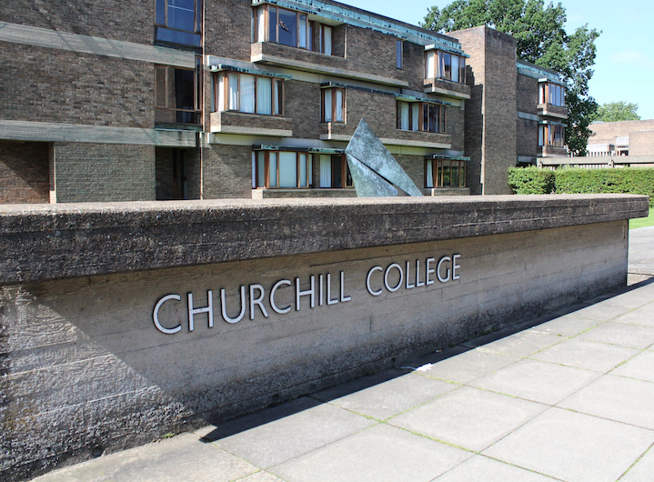 Churchill College main entrance