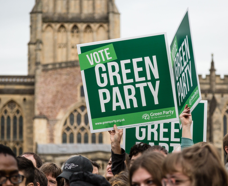Green Party celebration