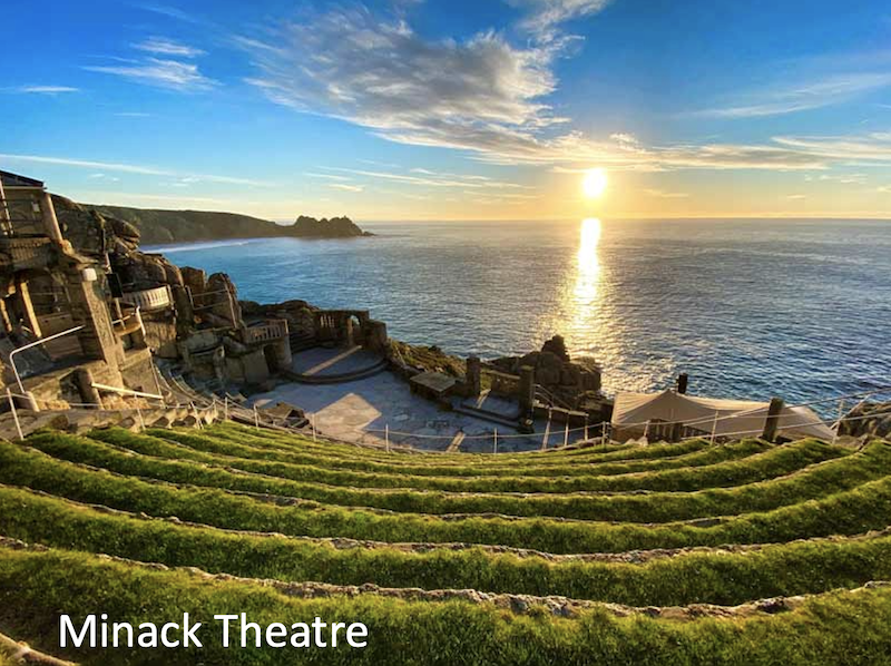 Minack Theatre at sunrise