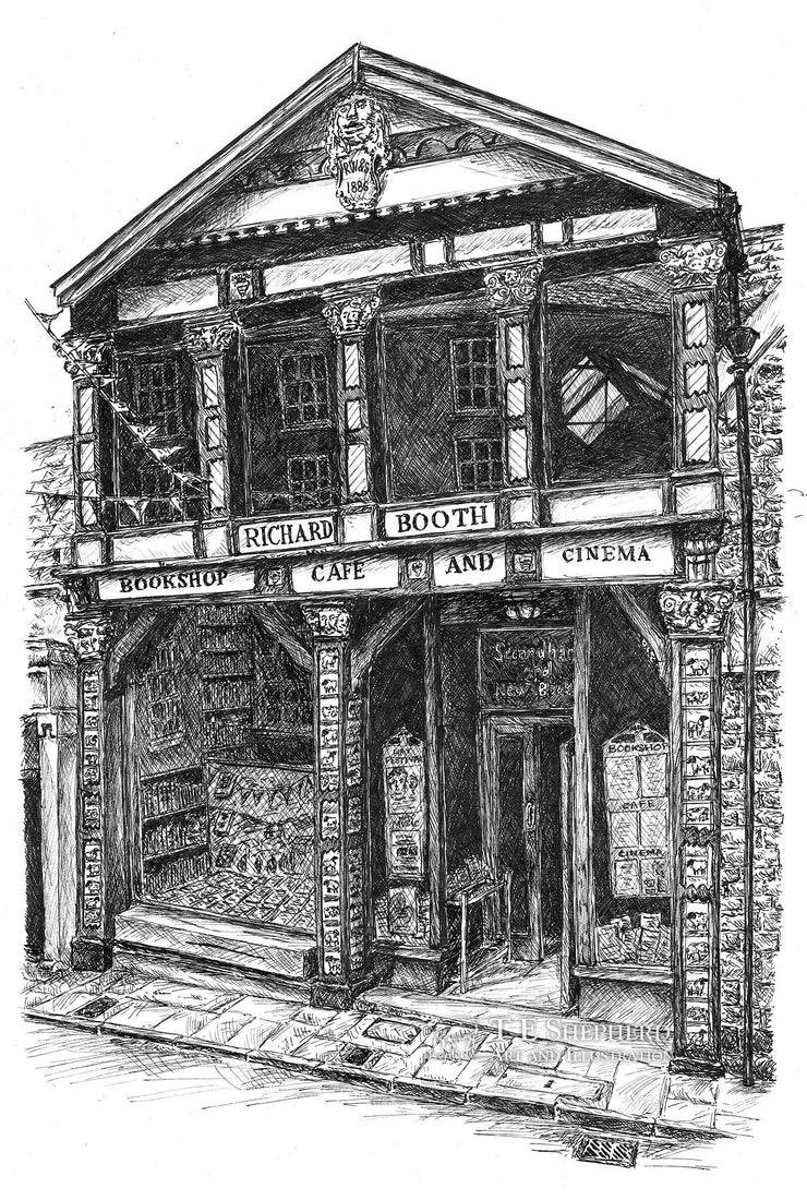 Richard Booth's bookshop in Hay-on-Wye