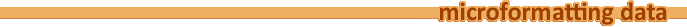 microformatting data