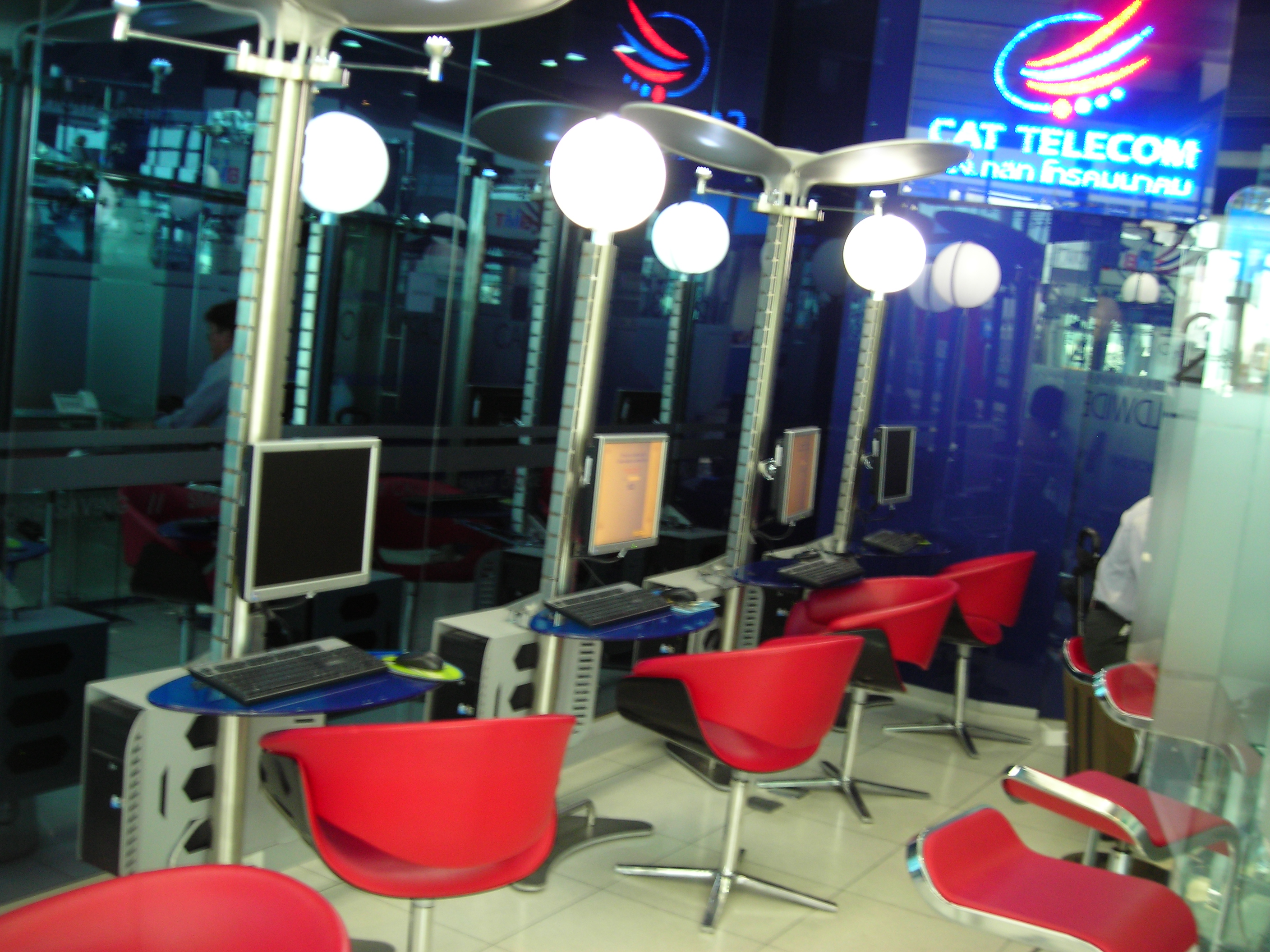 An Internet Cafe